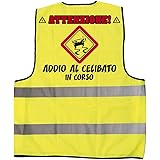 Bavaglino 80 Anni - Idea Regalo Divertente | Stampa Scherzosa | Poliestere | 40x42 Cm | Verde