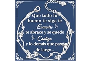 YELUWA Regalos Originales para Mujer, Regalo Dia de la Madre Pulsera Plata Mujer Regalo Cumpleaños Amiga Navidad Regalos Amiga Hermana Novia Cumpleaños Pulsera Mama Mamá e Hija Abuela Niña Sobrina Tía