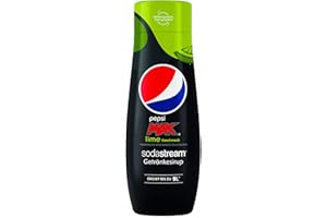 SodaStream Pepsi Max Lime Syrup 1 x Bottle Makes 9 Litres of Ready Drink, Prepared in Seconds and Always Fresh, 440 ml (Pack of 1)