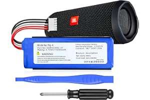 4 000 mAh batteri för JBL Flip 4, Flip 4 Special Edition, GSP872693 01 reparationsverktyg