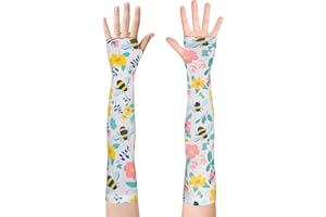 GRÜNARA Gartenarbeit Ärmel für Frauen Bauernhof Sonnenschutz Dornen Proof Kühlarm Ärmel zum Abdecken der Arme für Garten Sport