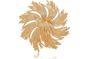 FAIRYGATE Brooch Flower Shape Brooches for Ladies Women Birthday Gift Wedding Party Supply, B28