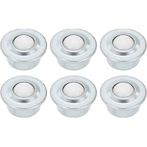PATIKIL 6 Cuscinetti A Sfera Rotanti In Nylon E Acciaio – Ruote 15,9 Mm Per Trasporto Mobile