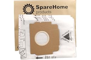 ReleMat SpareHome® 10 Bolsas de Alto Rendimiento compatibles con Aspirador Moulinex Powerclean | Power Class |