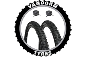 Vandorm 26" x 2.30" DH MTB Mountain Bike Tyres & Schrader Tubes (Pair)