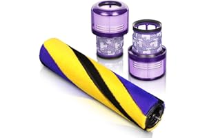 ‎WYWY.WIDE Bürstenwalze für Dyson V15 Detect Slim Absolute Total Clean Extra Staubsauger Rolle Ersatzteile, Softwalzen Bodendüse Zubehör