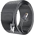 FEDUS 30 Meter High Speed RJ45 cat6 Ethernet Patch Cable LAN Cable Internet Network Computer Cable Cord High Speed Gigabit Category UTP Wires For PC, Modem, Router, LAN ADSL – BLACK 30 Meter
