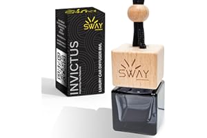 Invictus inspired by Paco Rabanne Car Air Freshener for Men | Strong Car Perfume Air Freshener with Odour Eliminating Technology | Long Lasting Car Air Fresheners | Car Accessories | by Sway Fragrance