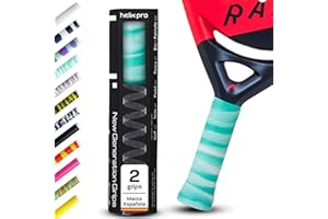 HELIX PRO GRIP Padel. Duración x10 Tecnología Antisudor Premium 1 Minuto en Aplicar Overgrips Padel Grip Tenis Padel Accesorios Hexacore Apto para Bádminton Squash Bicicleta