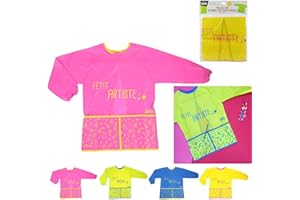 CMP IBERICA CMP Tablier manches longues en plastique - de 3 a 8 ans - coloris aléatoire