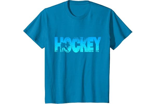 Joueur de hockey sur glace avec la rondelle pour le hockey T-Shirt
