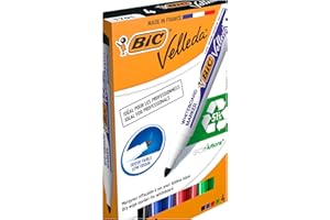 BIC Velleda Ecolutions 1701 Marker suchościeralny mix AST okrągła końcówka Pudełko 4szt