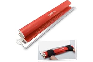 STREND PRO Spatola per Superfici 60 cm PREMIUM con Impugnatura Z | PROFI Set di Spatole per Muro a Secco e Stucchi | Anello in Acciaio Inossidabile Antiruggine 0,3 mm | Spatola Lisciante, per Rasatura