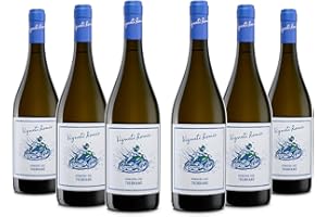 Vigneti Romio Vino Bianco Trebbiano Romagna DOC, Gusto Fresco con Aromi Floreali, 12% Vol, Confezione con 6 Bottiglie da 750 ml