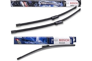 Bosch wycieraczki przednie i tylne, A244S + A383H, zestaw piór wycieraczek do przedniej i tylnej szyby