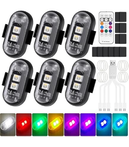 Luce stroboscopica anticollisione, luce stroboscopica a LED, luce di