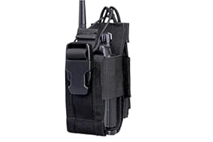 KEESIN Custodia per radio bidirezionale regolabile in nylon per walkie talkie