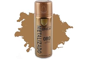 H HANSEL HOME Pintura Spray Oro Metalizado 400 Ml