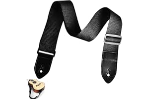 PENMOL 1PCS Guitar Straps Adjustable Bass Guitar Strap Offering Optimal Weight Distribution Ideal for Guitar Valentine's Day Birthday Anniversary Graduation Last School Year