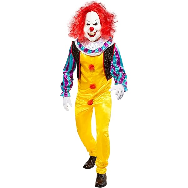 Yearsahrk Chucky Kinderkostuum met Chucky masker, kunststof mes voor carnaval, Halloween, cosplay voor jongens en meisjes
