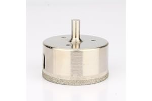 WALFRONT Wiertło diamentowe, otwornica do szkła, 60 mm, powlekane diamentem, szkło, marmur, otwornica do otworów, płytek, szkła, marmuru, otwornica do granitu
