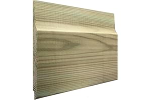 GENERIC Alpha Wood Shiplap Cladding 150mm x 15mm Weatherboard, Tongue & Groove Presser (4)