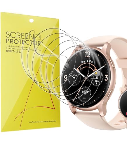 Protections écran TPU Pour Montre Connectée Parsonver SR3 1,27" - Lot De 6 - Anti-bulles, Tactile Préservé - Livré Avec Chiffons