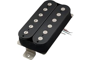 MUSICLILY Artec VH-Rock Alnico 5 Uncovered Humbucker Electric Guitar Neck Pickup 8.6K, Black