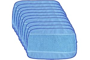 iAmoy Repuesto de paño de Microfibra Compatible with iRobot Braava 390t 380 380t 320 Mint 4200 4205 5200 5200C,10 pzas