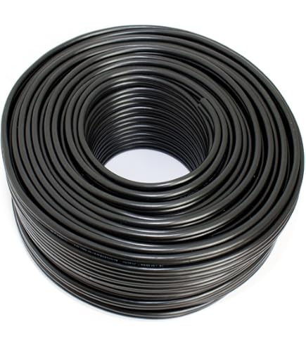 Câble Haut-parleur Rond 50 M - 2x4mm² CCA, Noir Et Rouge, Pour Installation Audio Hi-Fi, Home Cinéma, Enceintes