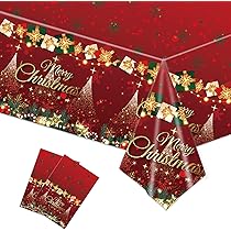 Kerst Servetten Papier Plaid Rood, 40 Stks Merry Christmas