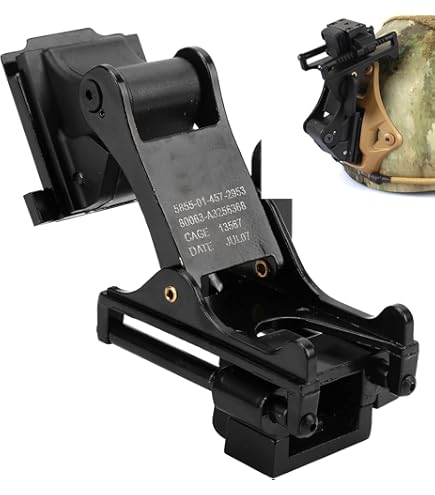 Support Casque Métal PVS28 Bras J - Double Pour AN/PVS 14 - Tactique