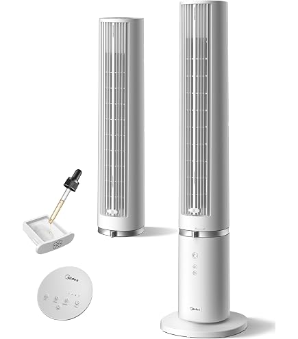 Ventilateur Colonne Clean Air Optima CA-407W Smart - 500 M³/h, Ioniseur, Contrôle Appli, 12 Vitesses
