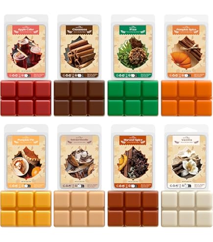 Bolsius Wax Melts 64 Stück - Duftschmelzblüten Für Duftlampen (Sugar & Spice)