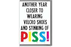 CHEEKY CHOPS Funny Birthday Card For Him Her Bestie Insult Humour Friend Colleague Family Rude - Velcro Slippers C226