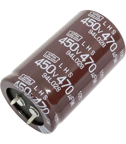 2 Condensatori Elettrolitici Snap-In 180µF 400V 105°C - United Chemi-Con 35x25mm