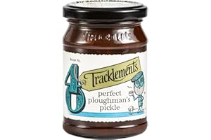 Tracklements - Perfect Ploughman's Pickle, The Ideal Condiment for Cheeses, Smoked Meats and Sandwiches or Partnered with Pork Pie and Chutney, Vegetarian and Vegan Friendly, 245g Jar