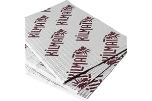 KILMAT 2 mm 0,95 m² auto-adhesivo Alubutil Anti Drun Aislamiento del coche (protección contra el ruido, aislamiento acústico y aislamiento acústico para coche)