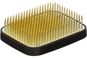 M.V. TRADING Japonés Ikebana Kenzan Flower Frog Square, 3 x 2½ pulgadas, 276 pines