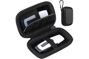 Lacdo Boîtier de clé USB, Étui de Stockage USB, Sacoches de Rangement Support USB, Boîtier de Thumb Drive pour San Disk/Samsung USB Flash Drive, Jump Drive Cas, Electronic Accessories Organizer, Noir