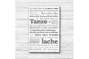 For my son - Decorative Wall Sign Wooden Decorative Wall Sign 20 x 30 cm Wooden Decoration Wooden Picture Gift Birthday Gift