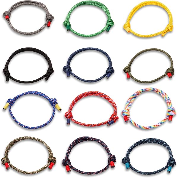24 Bracelets En Corde De Voile Pour Homme - Réglables, Imperméables, Indéchirables, Pour Surf, Sports Nautiques