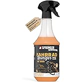 SPRINGER RX3000 - Fahrradreiniger 1L - Säurefreies & materialschonendes Fahrradreinigungsmittel - Komplett-Spray mit gut haft