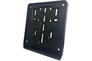 TÛCHE Porta targa moto scooter universale posteriore in plastica nero resistente per targa europea PORTATARGA