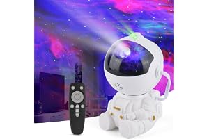Astronaut LED Galaxy Projektor, Starry Sky Night Light, Astronaut Star Projektor med, Timer och fjärrkontroll, Dimma för Sovr