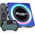 BL Android TV Box 13.0, 2025 Android Box 4GB RAM 64GB ROM, X88 PRO 13 Android 13 TV Box RK3528 Quad-core CPU Support 4K/6K/8K WiFi 6 2.4G/5G WiFi 3D HDR10+ Bluetooth 5.0 USB3.0 with Mini Keyboard