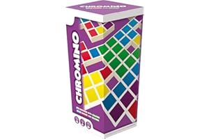 ZYGOMATIC Asmodee Chromino Tischspiel (mehrsprachige Ausgabe) – buntes Domino-Strategiespiel, lustiges und pädagogisches Familienspiel für Kinder und Erwachsene, ab 6 Jahren, 1–8 Spieler, 30 Minuten Spielzeit
