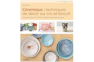 Céramique : techniques de décor sur cru et biscuit: Empreinte, pochoir, mishima, dessin et peinture sur argile...