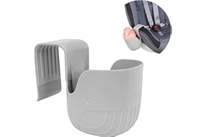 Storchenbeck Universal Becherhalter für Autositze, Kinderwagen, Rollstühle und mehr – Grau (1)