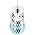Trust Gaming GXT 928W Helox White Gaming Mouse, Superlight USB Wired Mouse 65g, Adjustable DPI (200-6400), Optical Sensor, 6 Programmable Buttons, RGB LED Lighting, Gaming PC Gaming Laptop Macbook